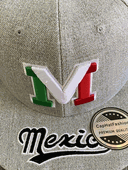 Mexico Hat Snapback New Style Silver