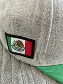 Mexico Hat Snapback New Style Silver and Green
