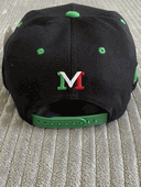 Mexico Hat Snapback New Style Black and Green