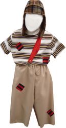Boys' El Chavo Del 8 Outfit w/ Suspender and Hat  (out of stock)