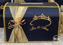 Personalized Quinceanera Money Boxes with Free Shipping - KC-395