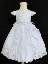 Baptism Dress with Virgin Mary-  sold out