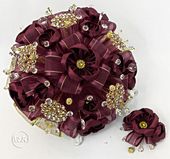 Quinceanera Boquet Red with Gold 