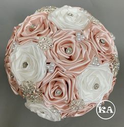 Quinceanera Bouquet Blush with Ivory