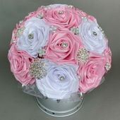 Quinceanera Bouquet Blush with Ivory