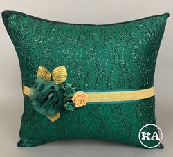 Quinceanera Kneeling Pillow Hunter Green