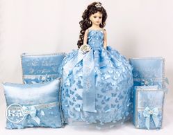 Quinceanera package Baby blue with butterfly themed