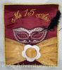 Quinceanera Photo Album w/ Masquerade Mask - Red/Black