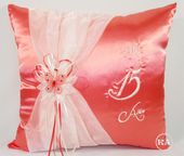 Quinceanera Pillow Set w/ Butterfly - Burgundy with Gold
