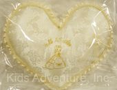 Quinceanera Pillow w/ Princess Burgundy/White