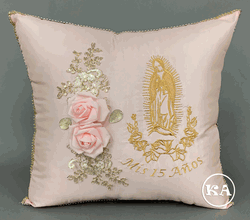 Virgin Mary Themed Quinceanera Pillow