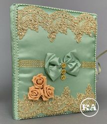Quinceanera Photo Album Sage Color
