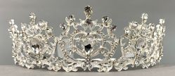 Regal Quinceanera Tiara - Silver