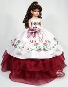 Tanya 21 inch Quinceanera Doll in Charro Themed