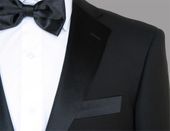 2-button Men's Black Tux 