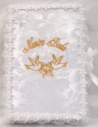 Wedding Bible w/ Embroidered Doves