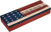 *American Flag Cribbage Board