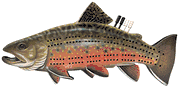 Brook Trout Cribbage Boards