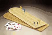Heartwood Continuous 3 Track Cribbage Boards