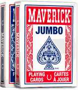 Maverick Jumbo Face Playing Cards for Low Vision