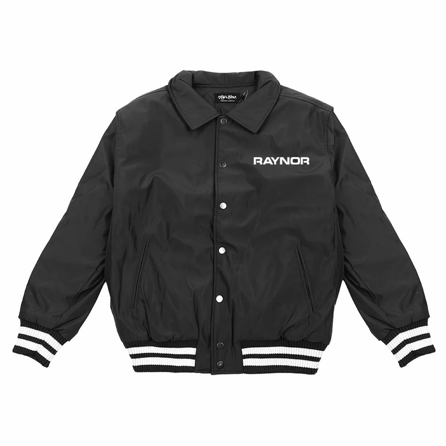 Shaka Wear Unisex Collared Varsity Jacket
