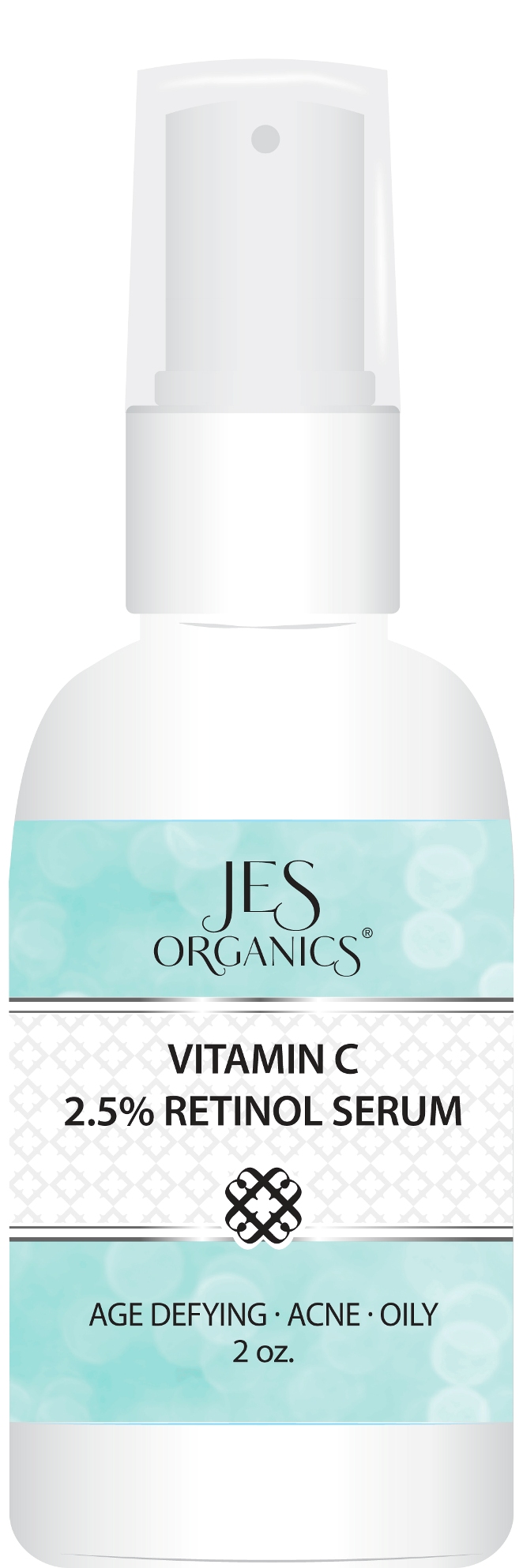 Organic Infused 2.5 Retinol Clear Skin Treatment with Vitamin C, MSM, Hyaluronic Acid