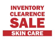 CLOSEOUT SKIN CARE ITEMS