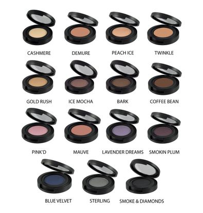 NATURAL ORGANIC PRESSED EYE SHADOW COMPACT - CHOICE OF COLORS