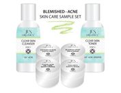 6 Piece Blemished Acne Skin Care Trial Sample Set