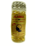 Alaska Deep Sea Fish Oil (100 softgels/1000mg )