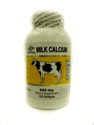 Milk Calcium (100 softgels/600mg)