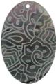 Blacklip shell oval