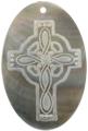 Blacklip shell oval
