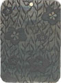Blacklip shell rectangle in black
