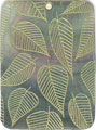 Blacklip shell rectangle in celedon