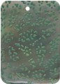 Blacklip shell rectangle in green
