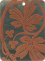 Blacklip shell rectangle in red