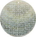 Blacklip shell round Blacklip shell round