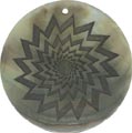 Blacklip shell round in black