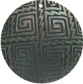 Blacklip shell round in black