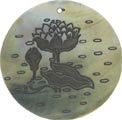 Blacklip shell round in black