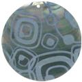 Blacklip shell round in blue