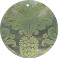 Blacklip shell round in celedon