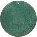 Blacklip shell round in green