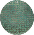 Blacklip shell round in green Blacklip shell round in green
