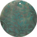 Blacklip shell round in green