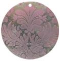 Blacklip shell round in purple