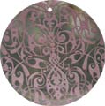 Blacklip shell round in purple