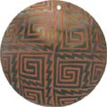 Blacklip shell round in red