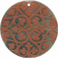 Blacklip shell round in red
